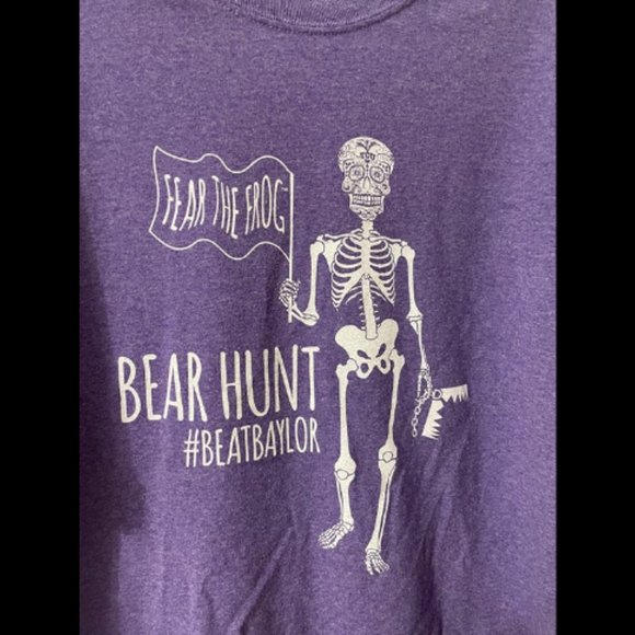 TCU Horned Frogs Men's L Day Of the Dead Baylor Shirt NCAA Football - Picture 2 of 2